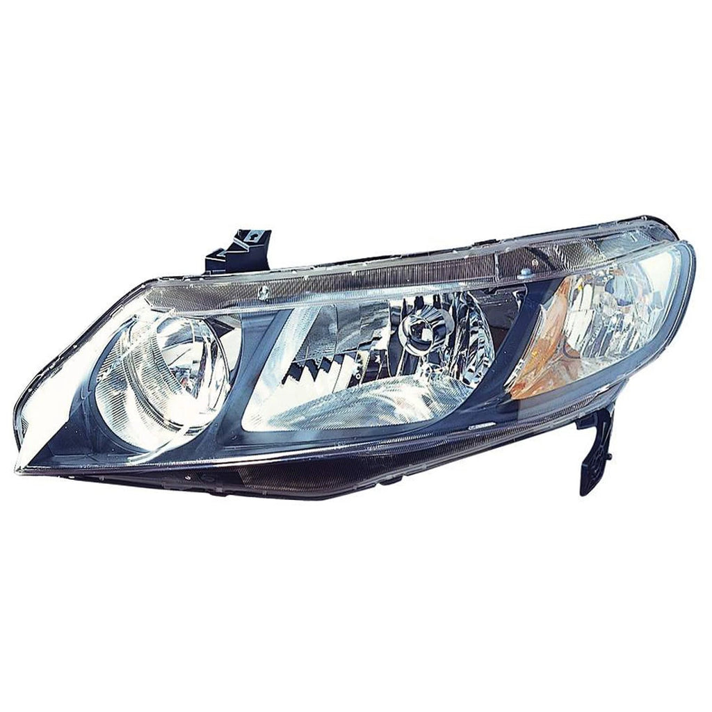Replacement Driver Side Headlight Housing for Honda Civic Hybrid (2006–2011)