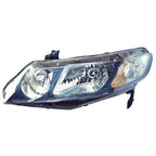 Replacement Driver Side Headlight Housing for Honda Civic Hybrid (2006–2011)