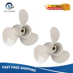 2X Boat Prop 664-45947-01-EL for Yamaha 25-30HP (10 Spline, RH)
