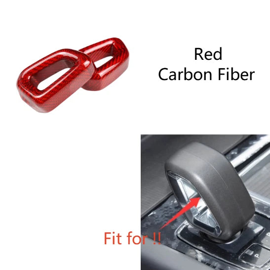 Carbon Fiber Shift Knob Cover for Volvo XC60 (2022–2026)
