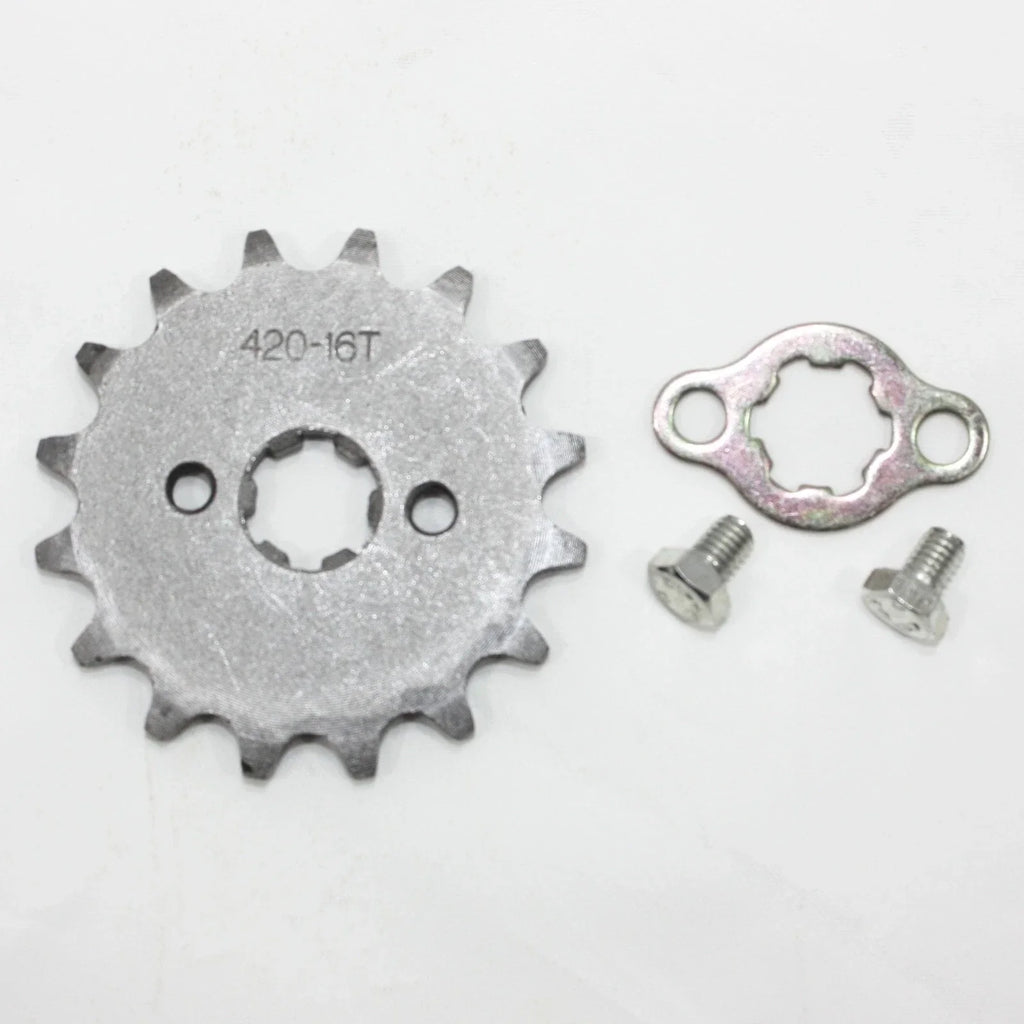 16T 17mm Front Sprocket for PIT TRAIL QUAD DIRT BIKE ATV BUGGY