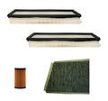 Engine Oil Air Carbon Cabin Filter Kit for Mercedes W203 C209 (2000–2007)