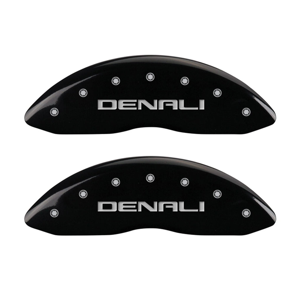 Caliper Covers Front and Rear Black Denali for 2015–2020 GMC Yukon Denali