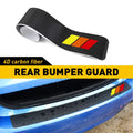 Tri-color Rear Protector Trim Bumper Strip for