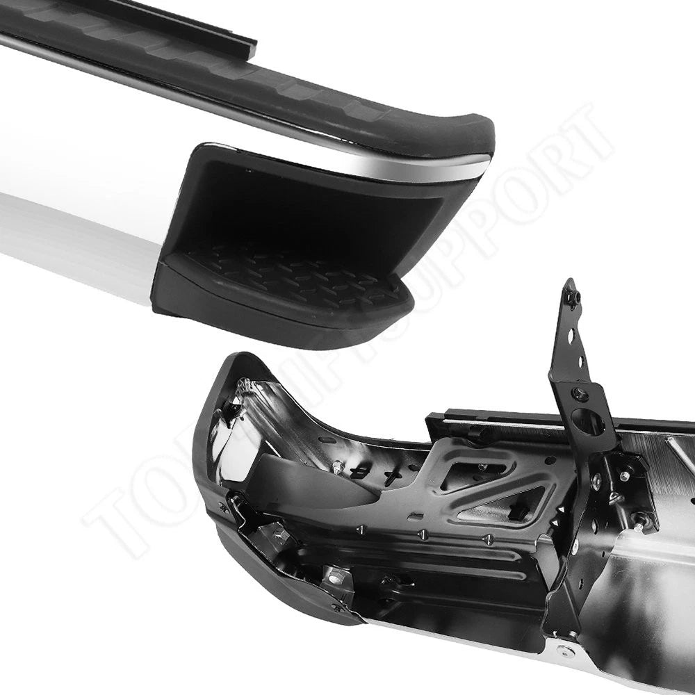 Chrome Rear Bumper Assembly for Chevy Silverado (2014–2018)
