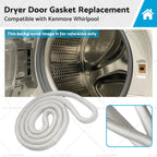 Dryer Door Gasket for Whirlpool Kenmore (W10906683, AP6034191)