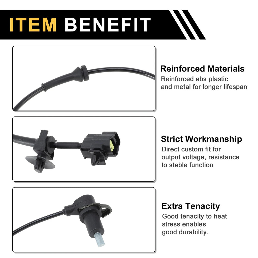 ABS Wheel Speed Sensor No. 95996130 for Chevrolet Aveo (2004–2011) Rear Right