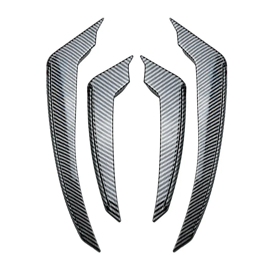 Front Bumper Side Fin Canards Splitter for Alfa Romeo Stelvio (2017–2025)