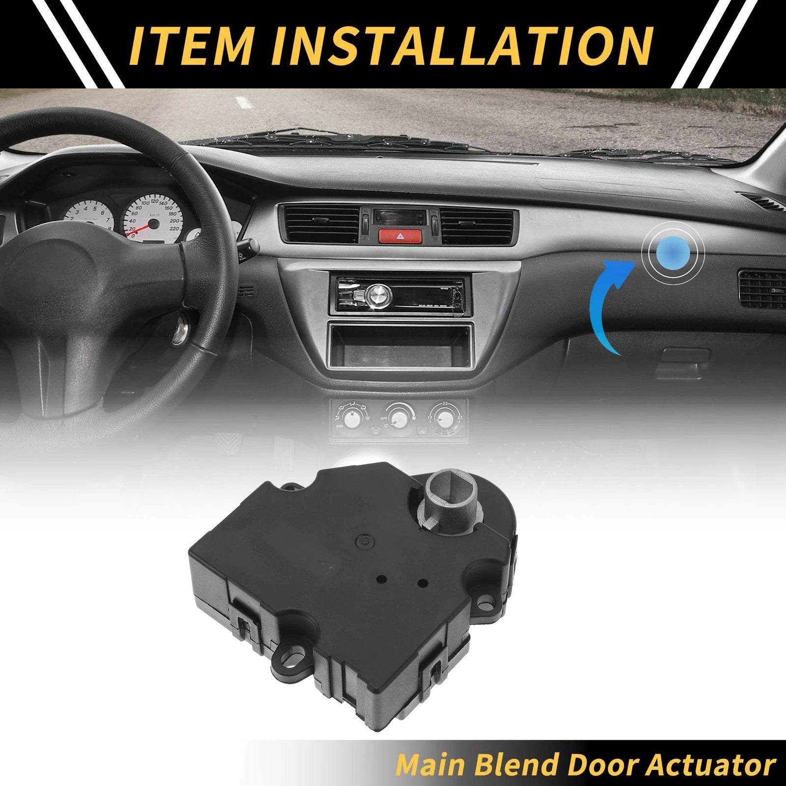 HVAC Air Door Actuator Heater Blend for Buick Rainier (2004–2007) No. 604120/89018678