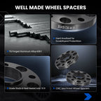 15mm & 20mm Hubcentric Wheel Spacers 5x120 14x1.25 72.56 CB for BMW 535i 650i (2008–2016)