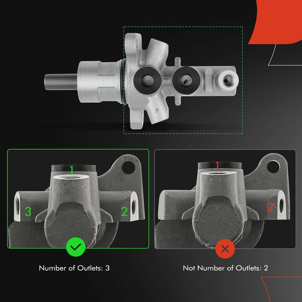 Brake Master Cylinder for BMW 525i 530i 540i M5 X5 740i (1996–2003)
