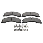 Set of 4 Akebono ProACT Ceramic Disc Brake Pads for Chevrolet GMC Nissan (ACT1411)
