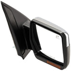 Right Mirror for Ford F-150 (2011–2014) Power Heated Chrome with Puddle Signal