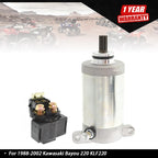 Starter & Relay Solenoid for Kawasaki Bayou 220 (1988-2002)