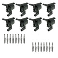 Set of 8 Ignition Coils & 16 Iridium Spark Plugs for Dodge Durango RAM 1500 2500 (2002–2023)