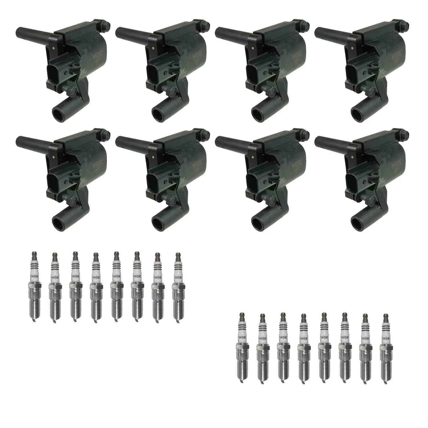 Set of 8 Ignition Coils & 16 Iridium Spark Plugs for Dodge Durango RAM 1500 2500 (2002–2023)