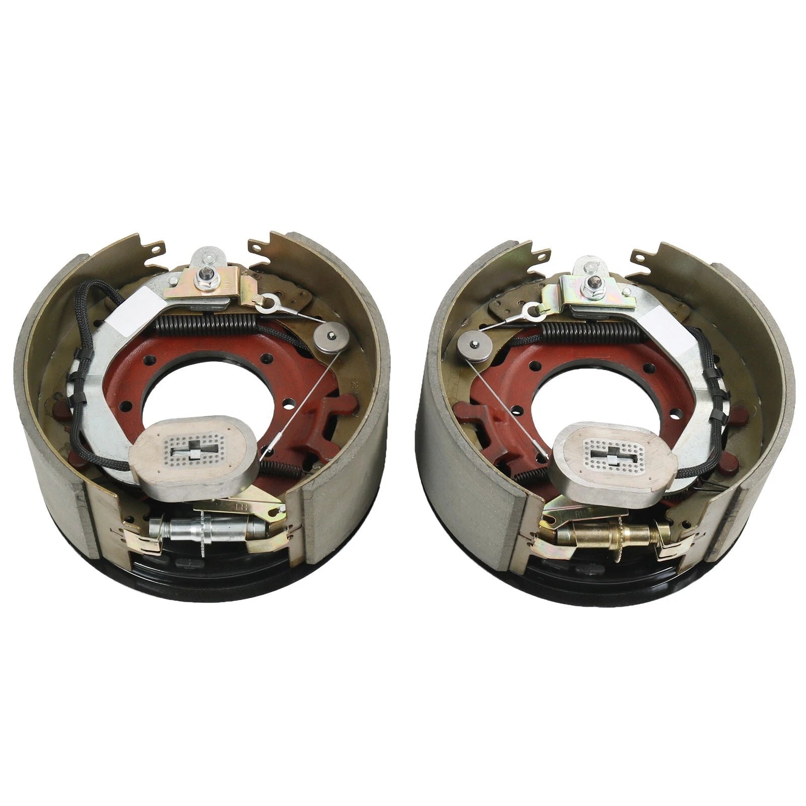 Set of 4 Electric Backing Plates for Dexter Trailer (12-1/4x5")