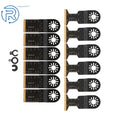 Set of 6 Oscillating Tool Blades for Universal Use (34mm & 44mm)