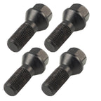 Set of 4 Black Wheel Lug Bolts for BMW F20 F30 F07 F25 E70 (2012–2019)