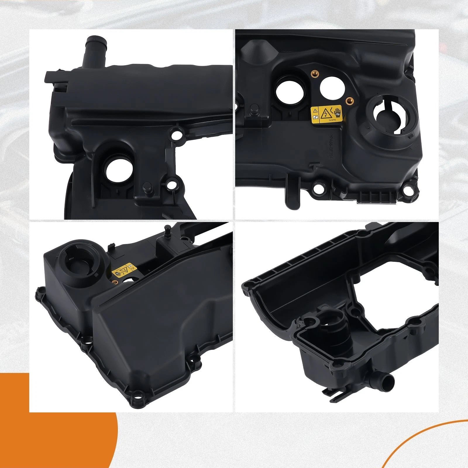 Engine Valve Cover w/ Gasket for BMW E60 520i, 520Li, X1 E84 (2007–2015) 11128645888