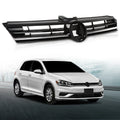 Front Bumper Grille with Chrome Trim for Volkswagen Golf SportWagen (2018–2020)