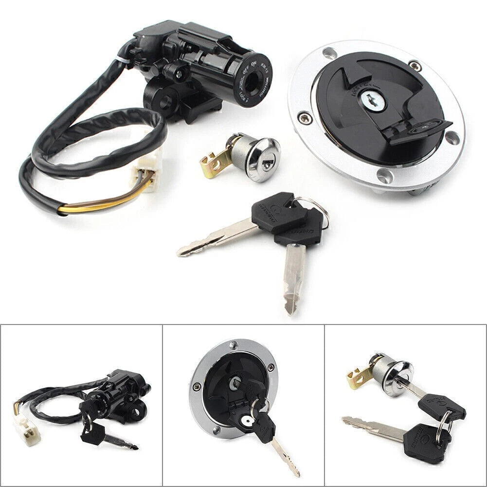 Ignition Switch & Fuel Gas Cap Key Set for Kawasaki Z1000 (2010–2016)