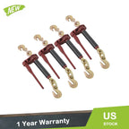 Set of 4 Load Binders for Transport Chain (5/16" - 3/8")