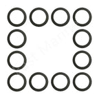 12pc Lower Gearcase Drain Gasket for Mercury MerCruiser (18-2945, 12-19183-3)