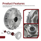 2 Front Brake Drums for Honda Rancher 350 2X4 ES TRX350TE (2000–2006) 44600-HN4-670