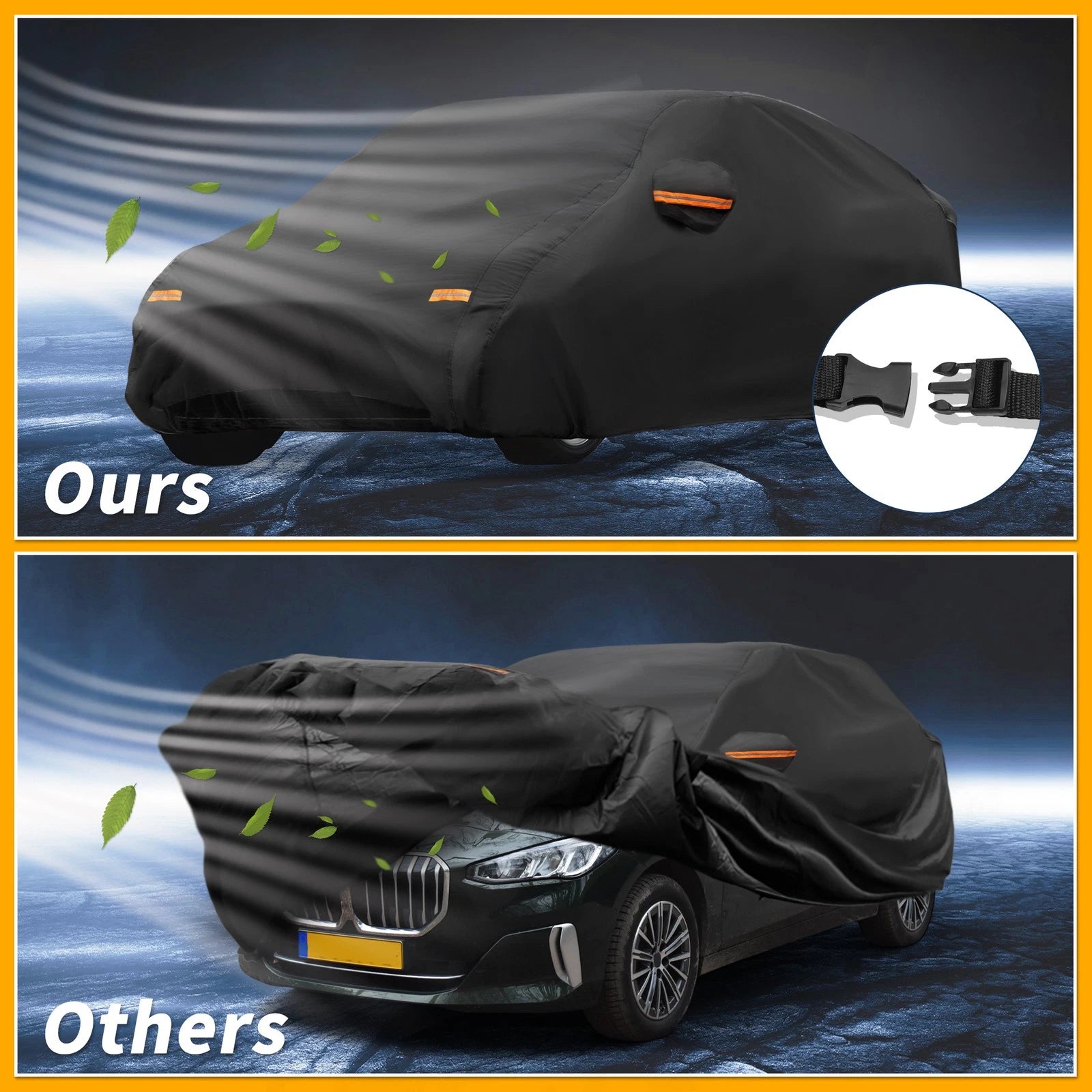 Car Cover Waterproof All Weather for BMW 2 Series Sedan (2014–2021)