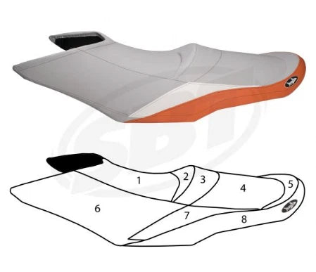 Seat Cover for Seadoo GTI GTS GTI WAKE 155 130 SE (2011–2018)
