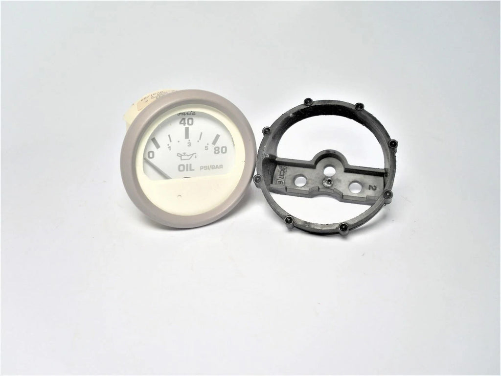 Faria GP9542A 80 PSI Marine Boat Engine Oil Pressure Gauge for Nantucket (N/A)