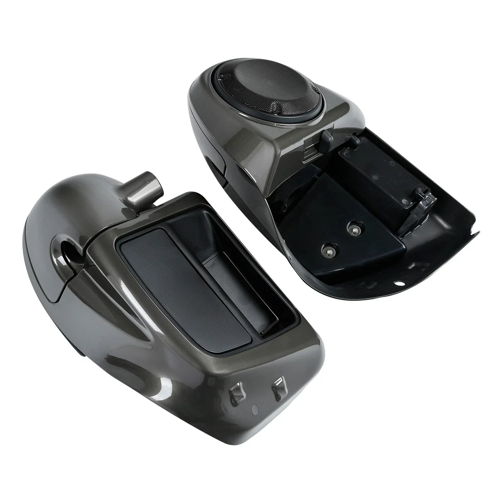 Vented Fairings for Harley Street Glide (2014-2024) - Pearl Red & Silver Gray