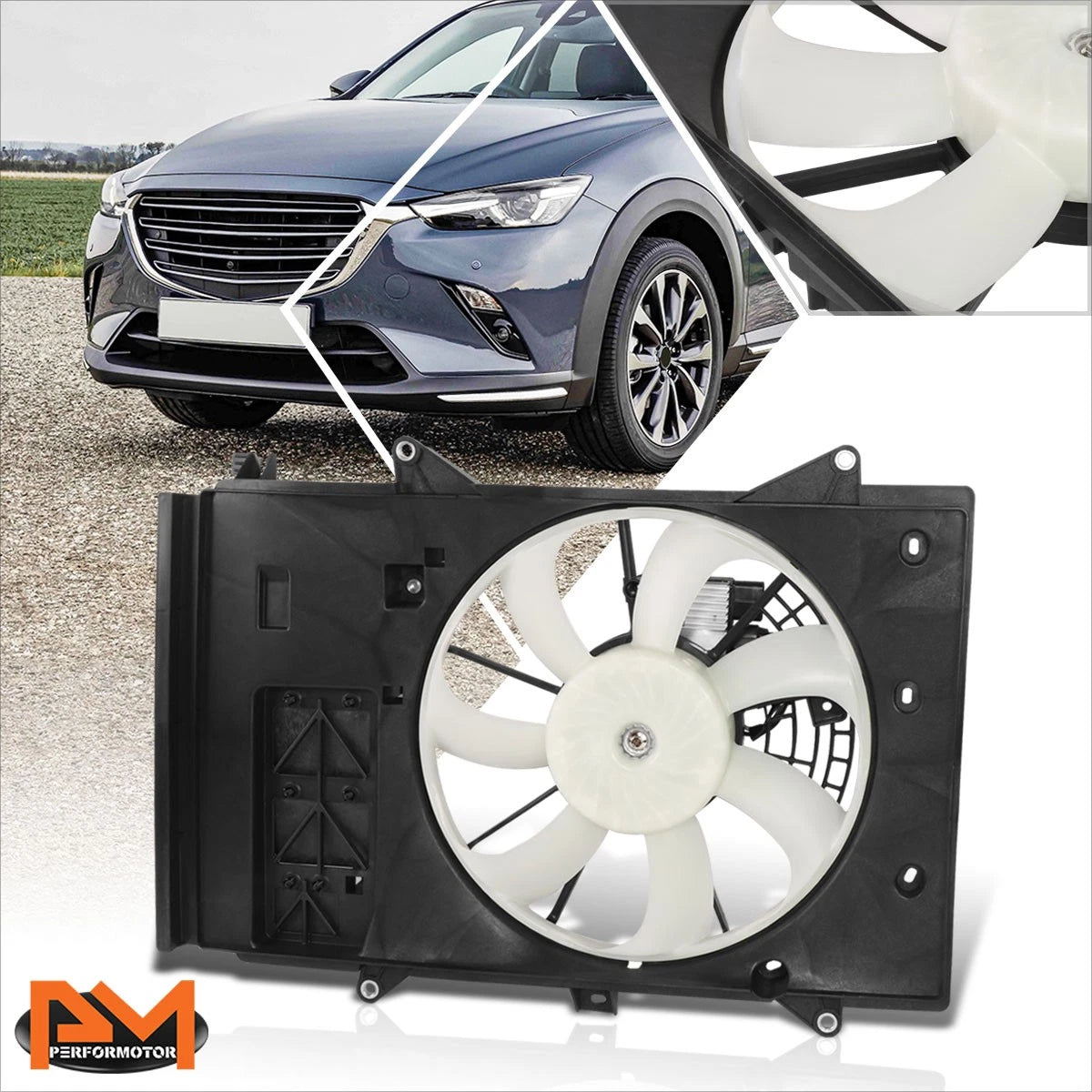 Radiator Cooling Fan Assembly for Mazda CX-3 (2016–2022)