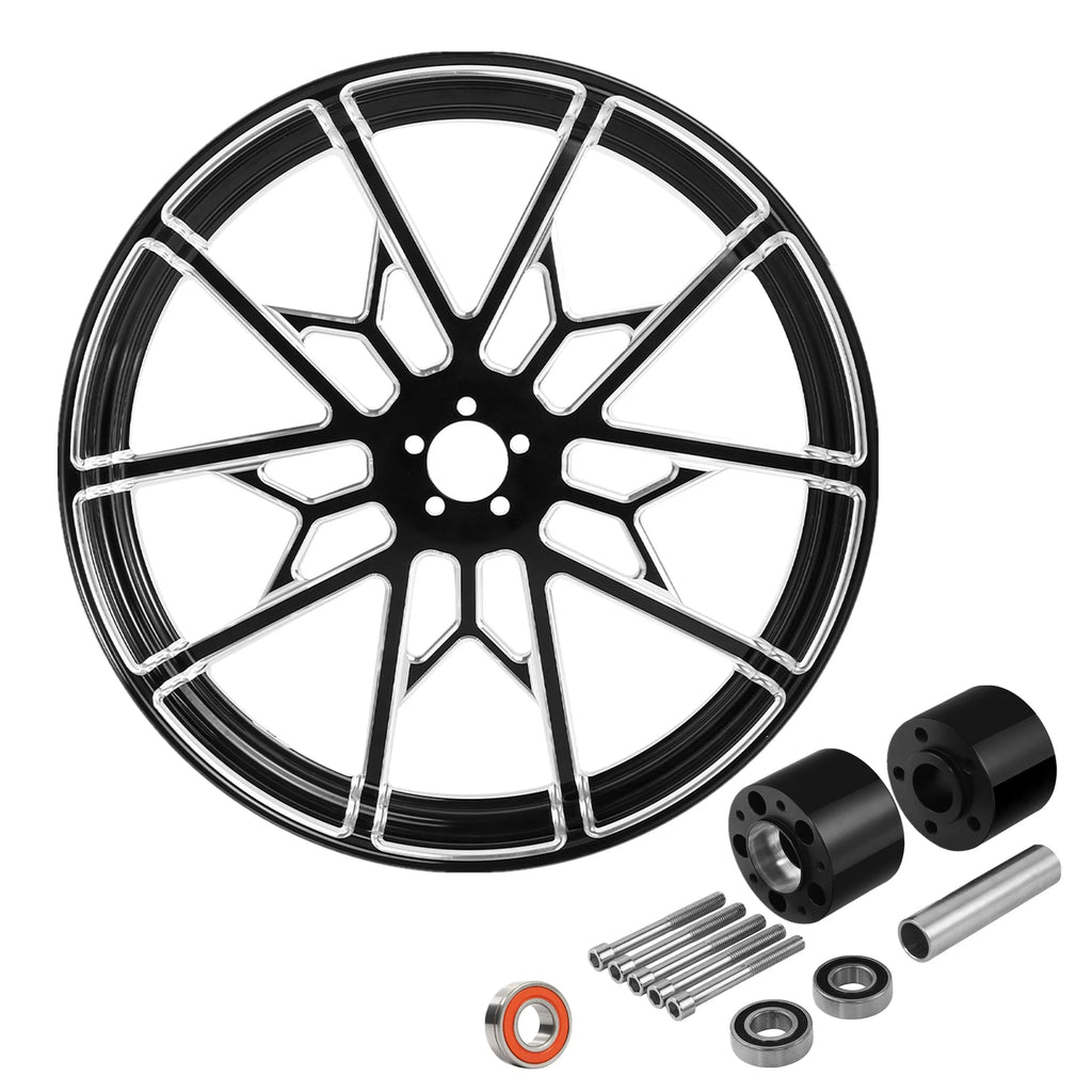 21" x 3.5" Front Wheel Rim & Dual Disc Hub for Harley Touring (2008–2025)