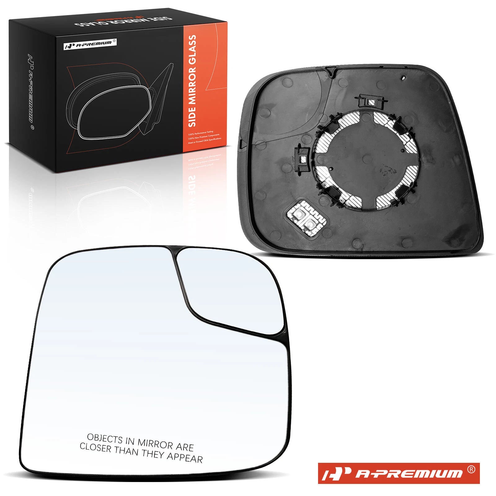 Heated Passenger Power Mirror Glass for Nissan NV200 (2015–2021)