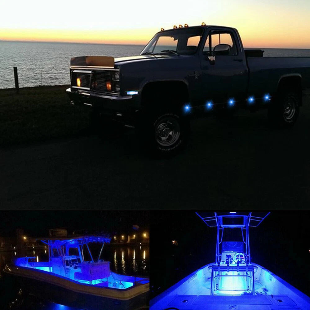 LED Round Marker Lights for Truck Trailer (12V)