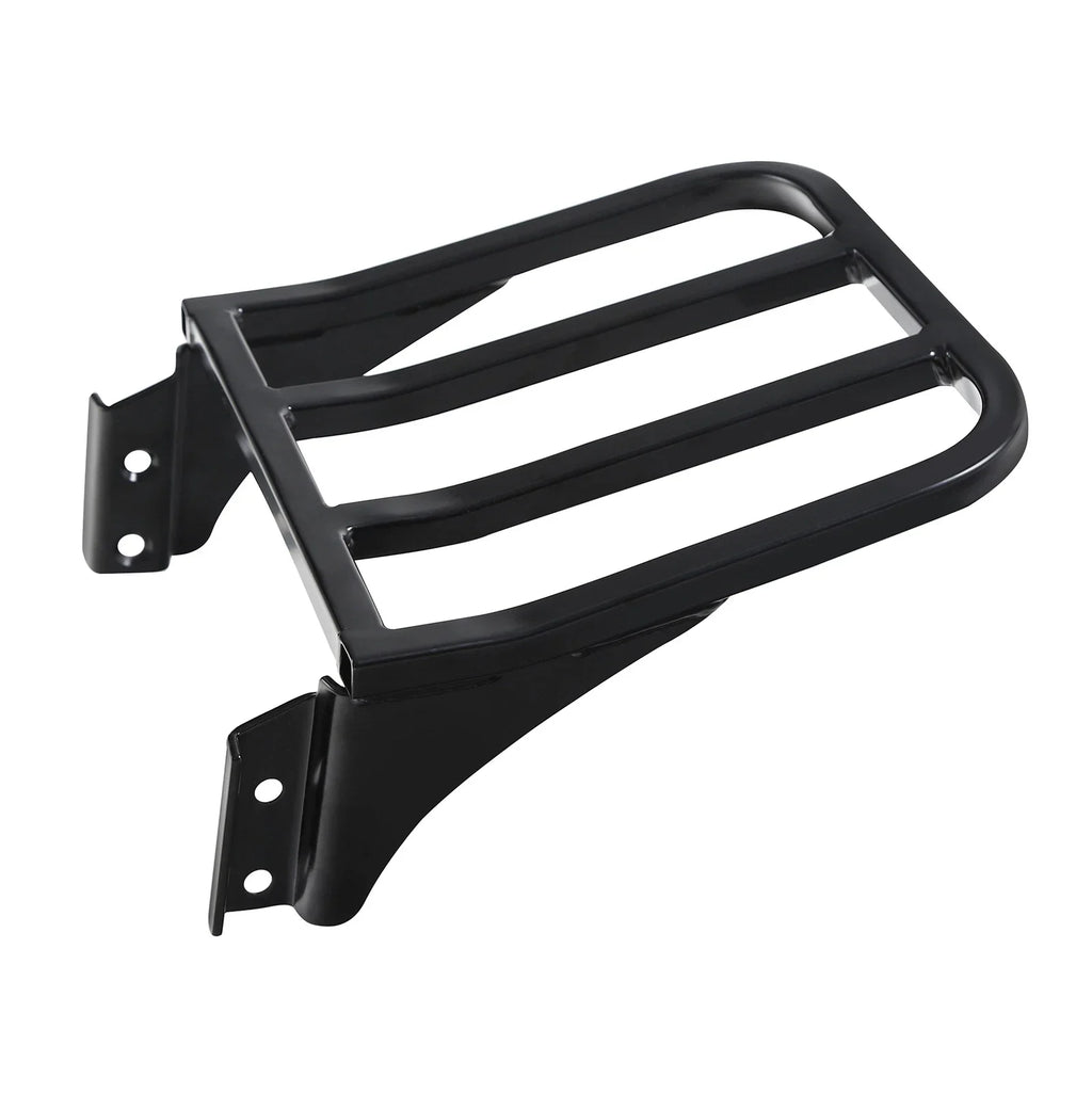 Black Detachable Rear Backrest Luggage Rack for Harley Dyna FXD FXDB (2006-2023)