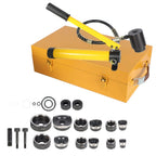 Hydraulic Knockout Punch Driver Tool Set with 6 Dies (1/2" to 2")