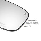 Right Side Heated White Mirror Glass for Nissan Rogue Pathfinder 