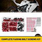 Fairing Bolts Kit Red Screws for Honda CBR600RR CBR1000RR (2003–2023)