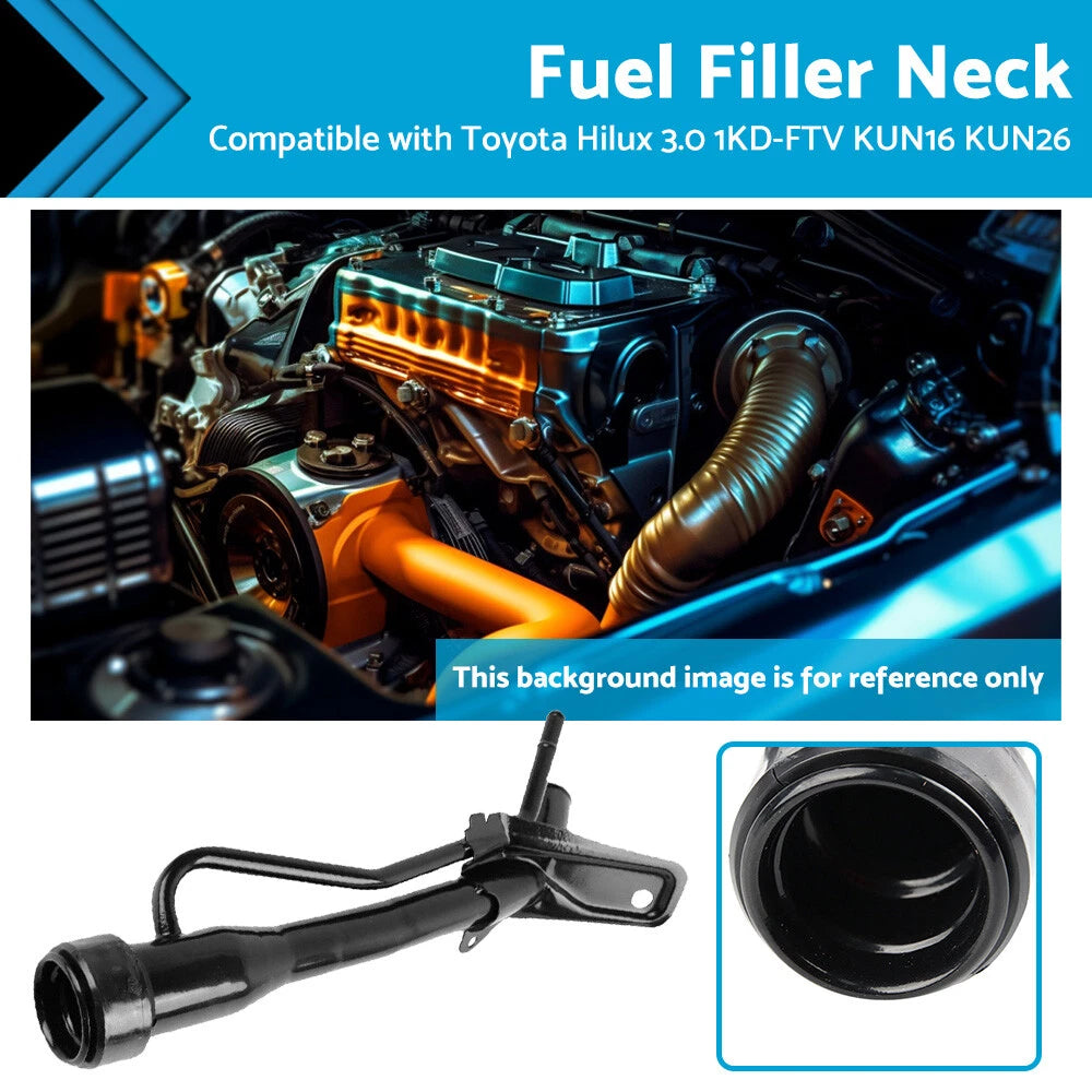 Fuel Filler Neck for Toyota Hilux 1KD-FTV KUN16 KUN26 (2005–2015)
