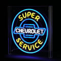 LED Acrylic Sign for Chevrolet (Licensed Retro)