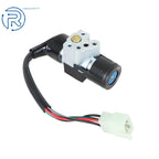 Fuel Gas Cap Ignition Switch Seat Lock Key for Honda Grom 125 (2014-2015)