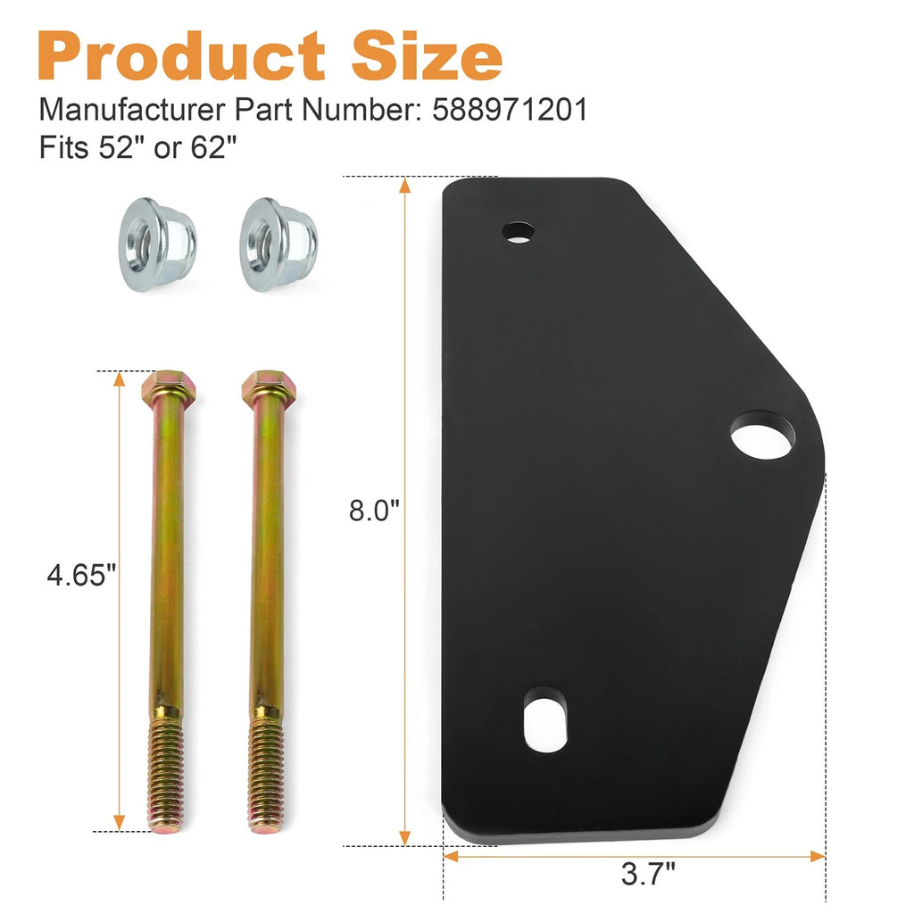 Tow Hitch Kit for Husqvarna MZ M-ZT Zero Turn Mower (588971201)