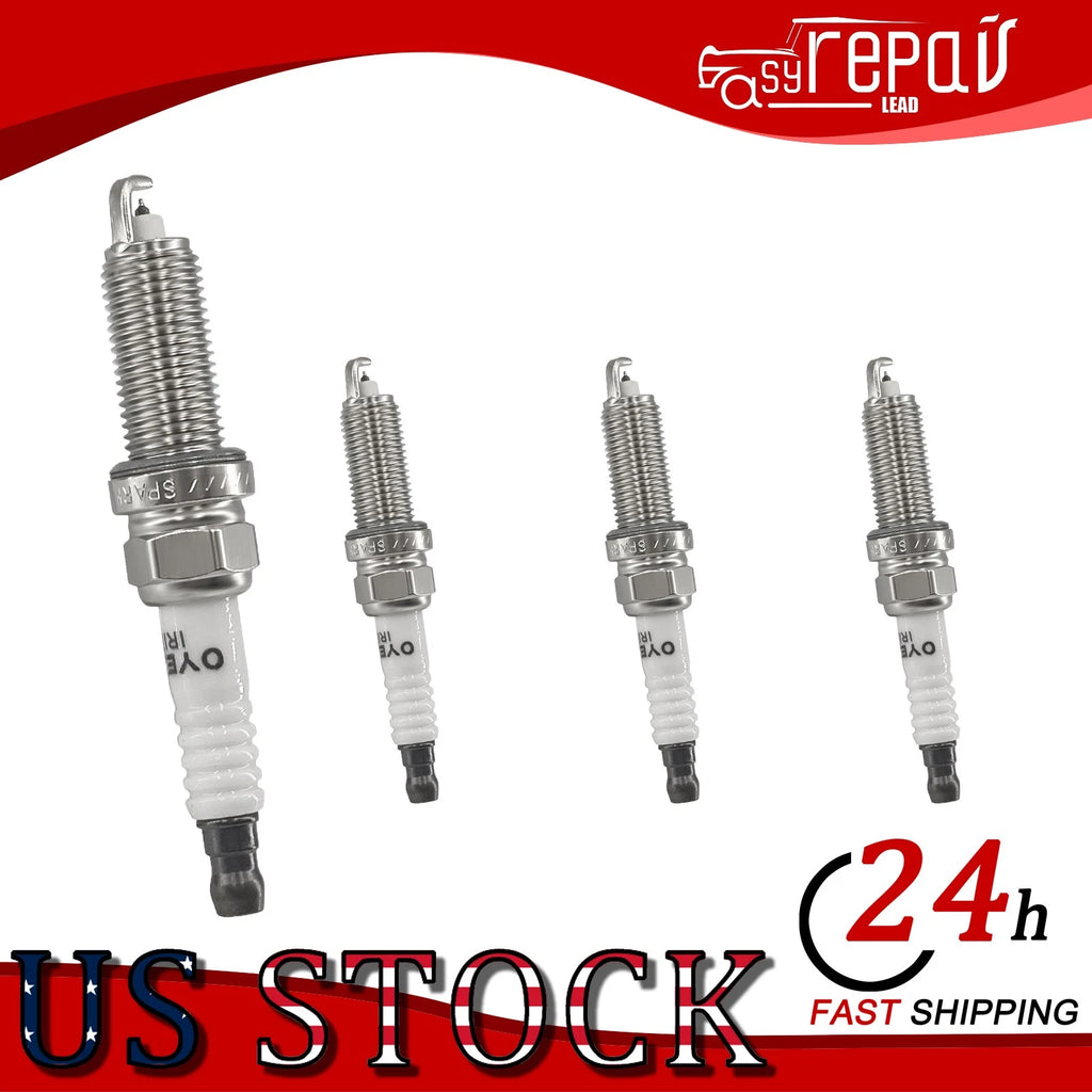 Set of 4 Ignition Coils & Spark Plugs for Pontiac Vibe 1.8L L4 (2008)