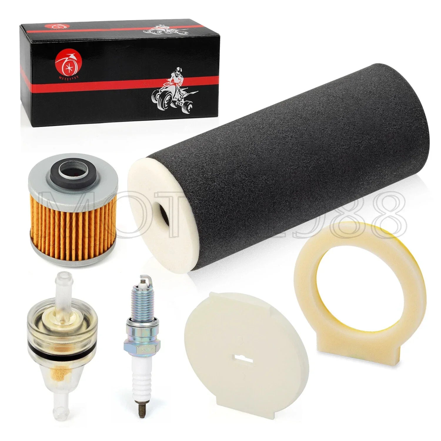 Air Filter Cage Guide & END CAP for Yamaha Grizzly (1998–2001)