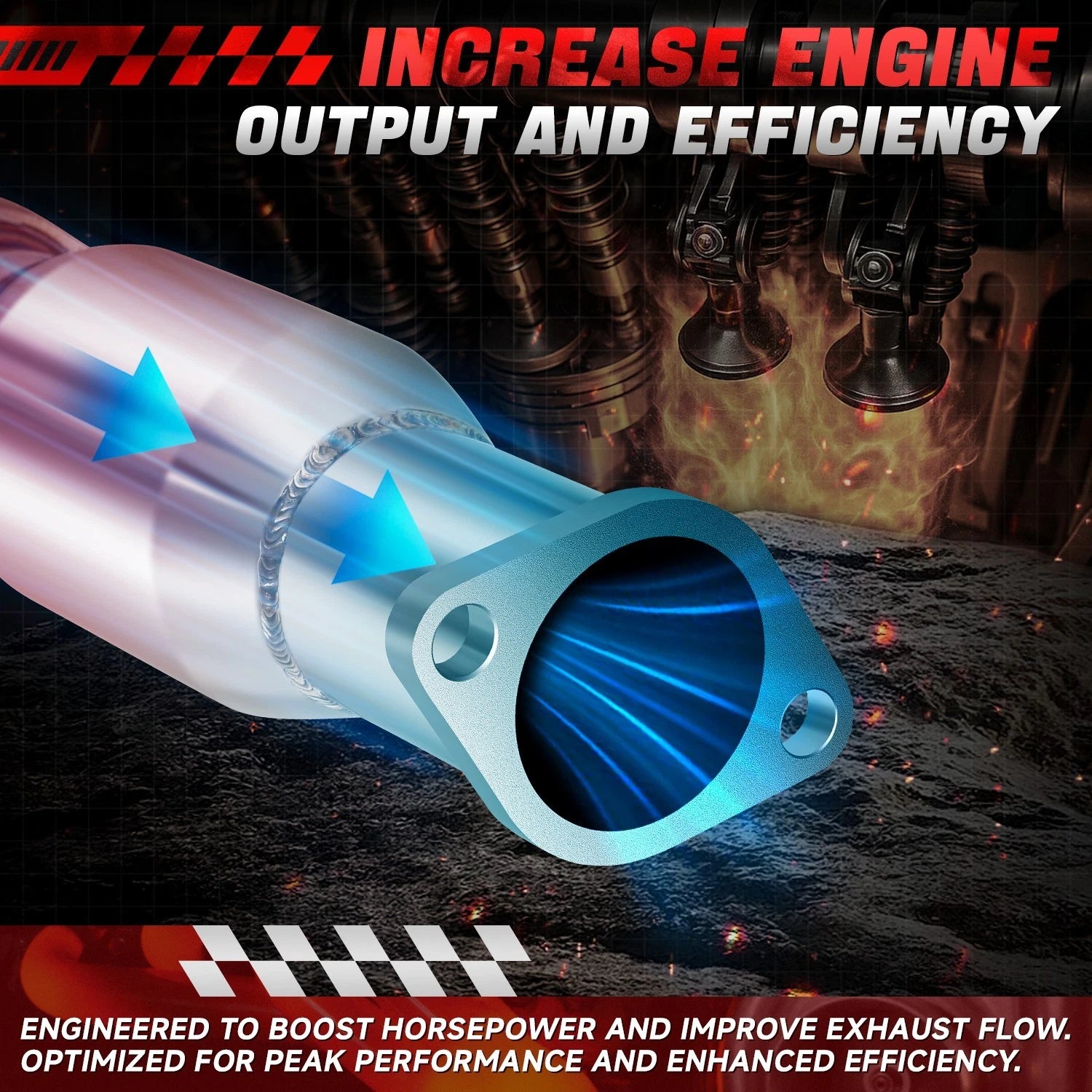 2-Piece Stainless Steel Exhaust Manifold Header for Mini Cooper (2002–2006)
