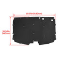 Hood Insulation Pad for Chevrolet GMC Pickup Truck (1988–1998) w/ Clips Black