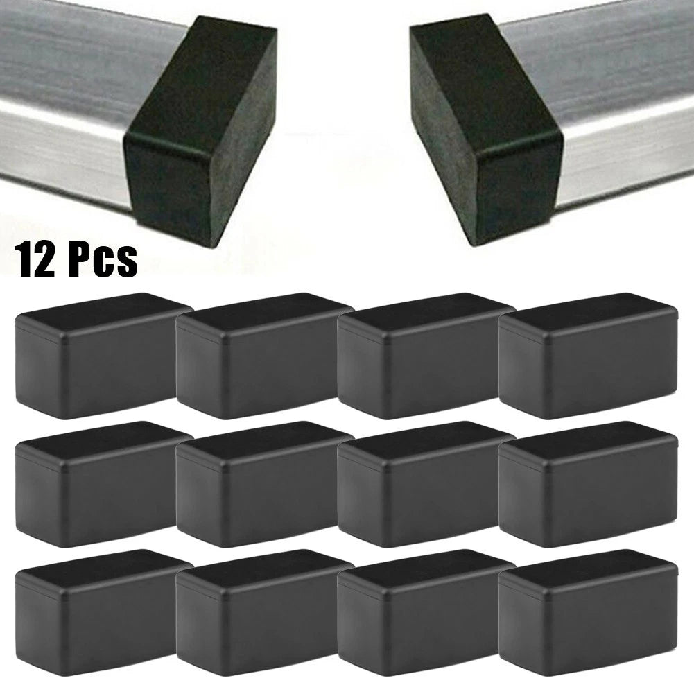 12 Pcs Chair Protector for Office Furniture - Black Wear-resistant